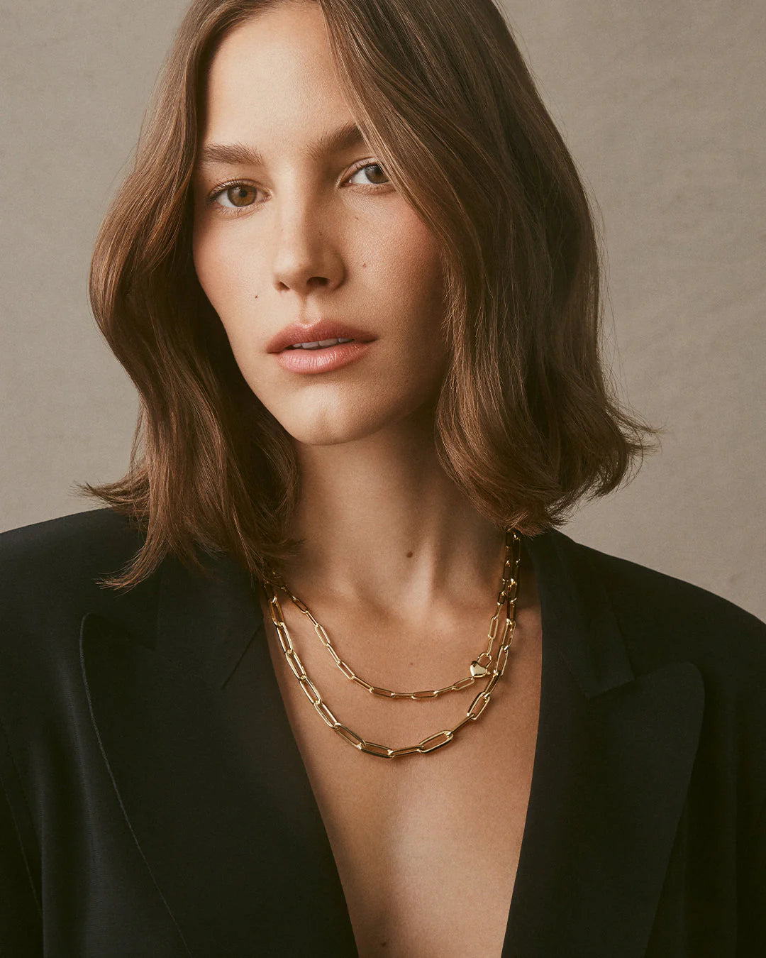 Gorjana Gold Heart Padlock Necklace