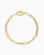 Gorjana Gold Heart Padlock Bracelet