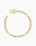 Gorjana Gold Heart Padlock Bracelet