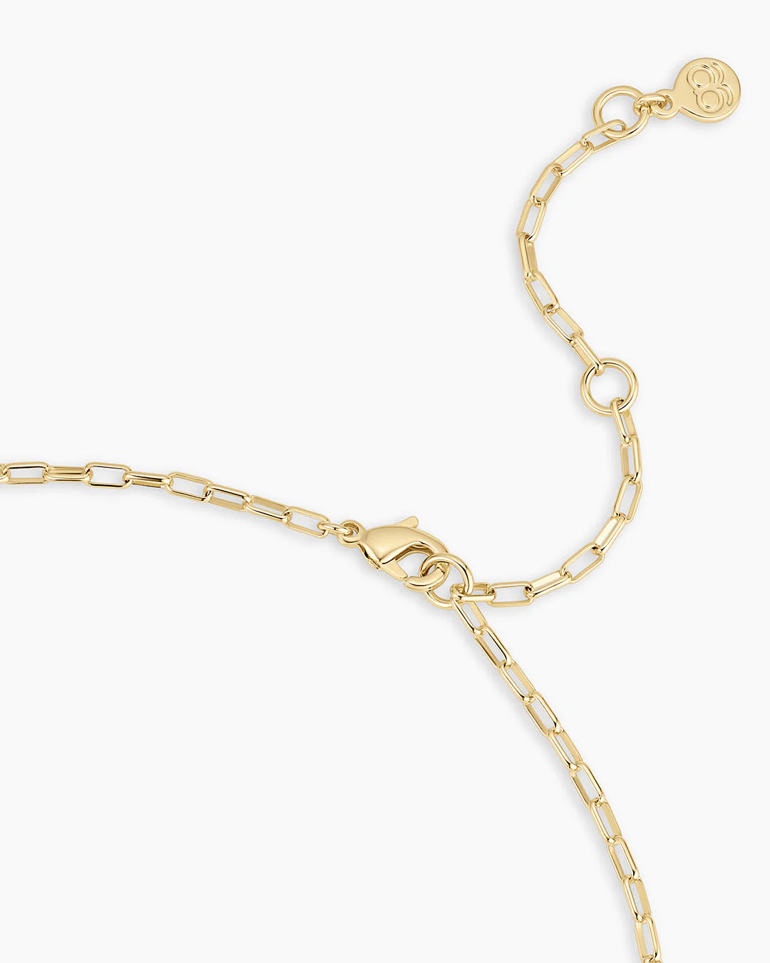 Gorjana Birthstone Heart Necklace- White Topaz