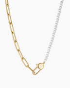 Gorjana Florence Pearl Chain Necklace