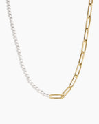 Gorjana Florence Pearl Chain Necklace