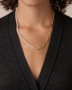 Gorjana Florence Pearl Chain Necklace