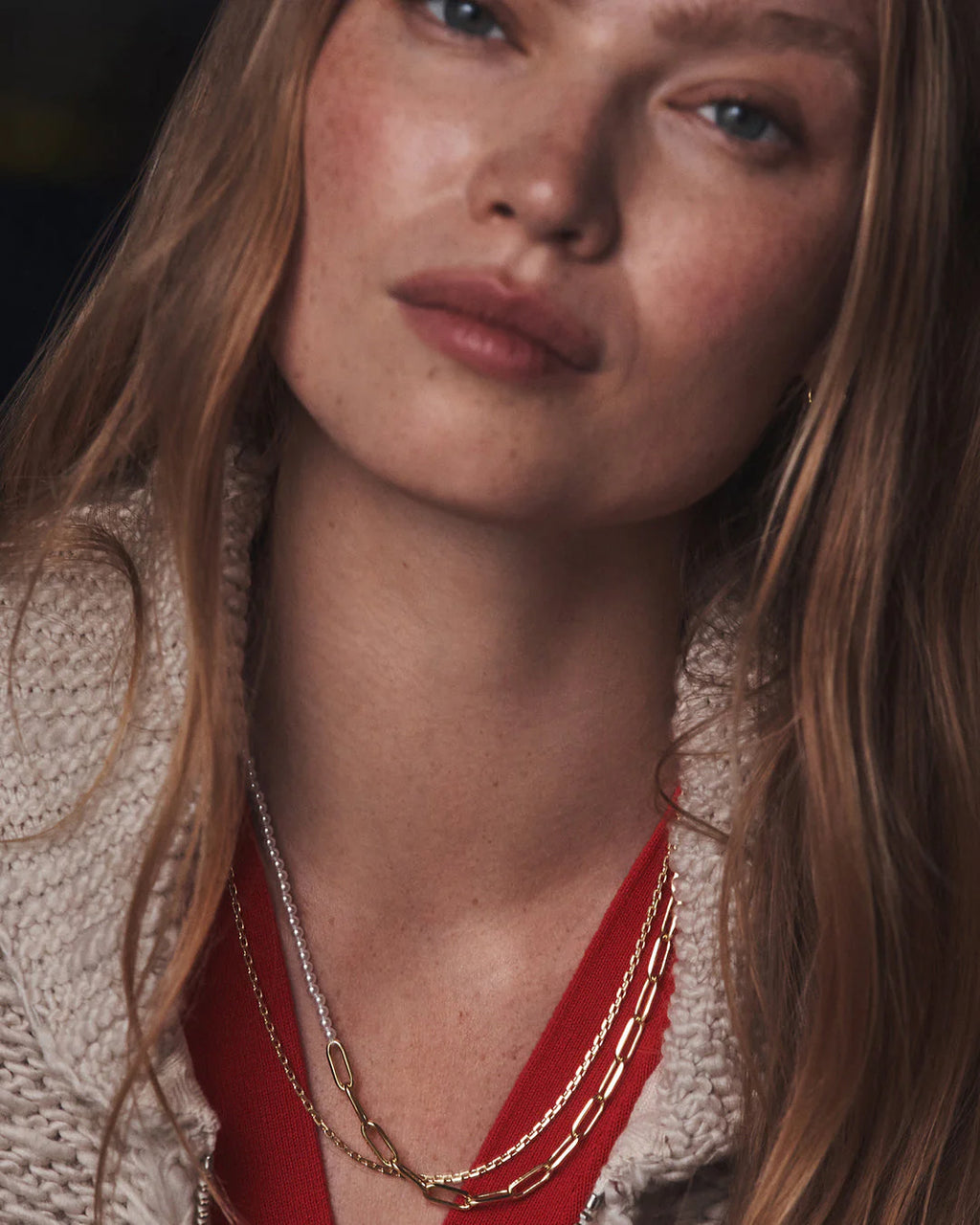 Gorjana Florence Pearl Chain Necklace