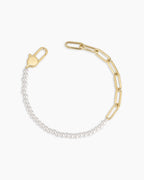 Gorjana Gold Florence Pearl Chain Bracelet