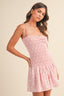 Polka Dot Drop Waist Mini Dress