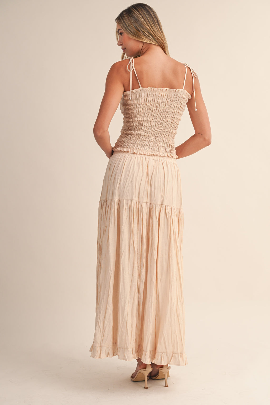 The Effortless Maxi Set (Beige)