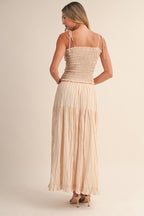 The Effortless Maxi Set (Beige)