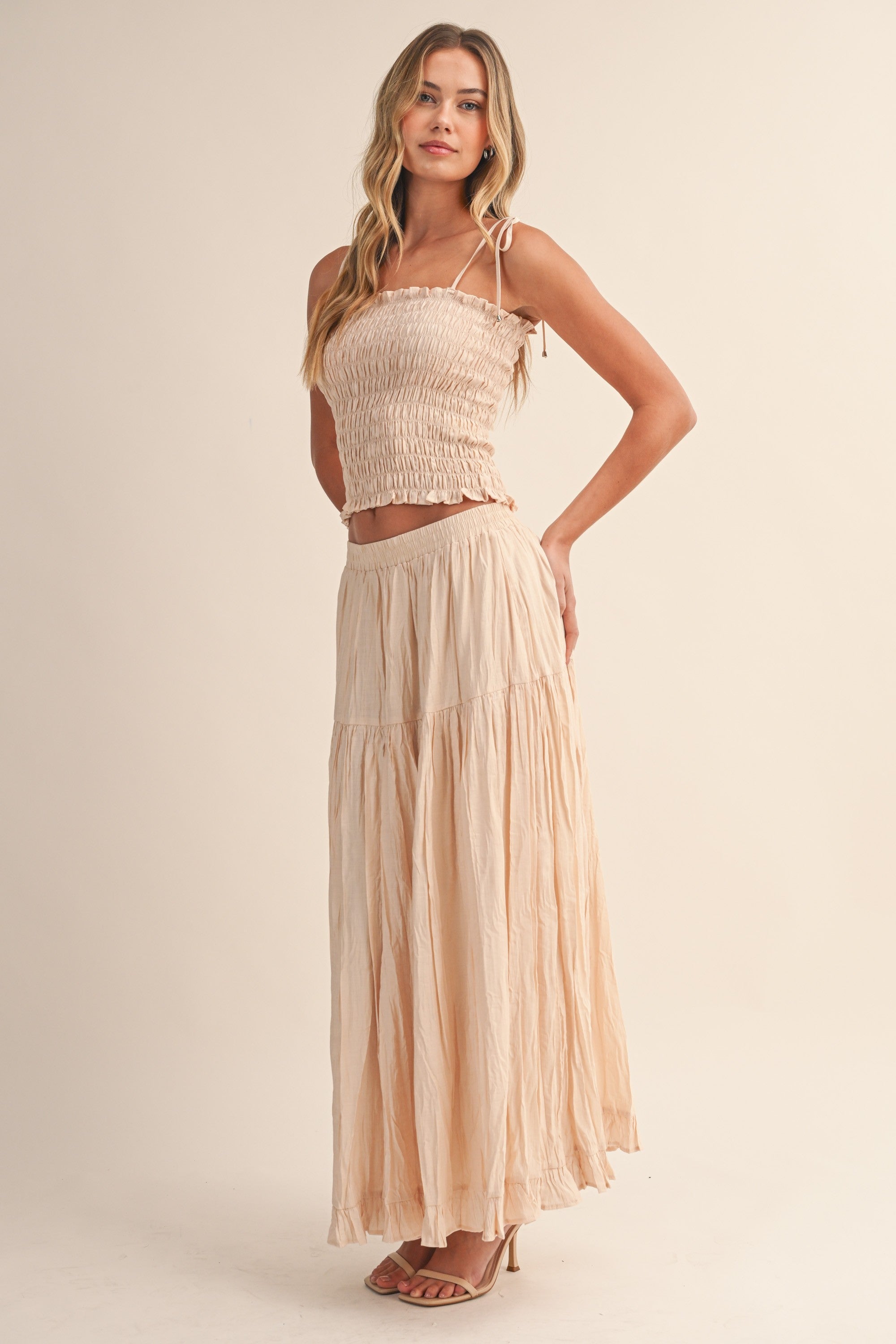 The Effortless Maxi Set (Beige)