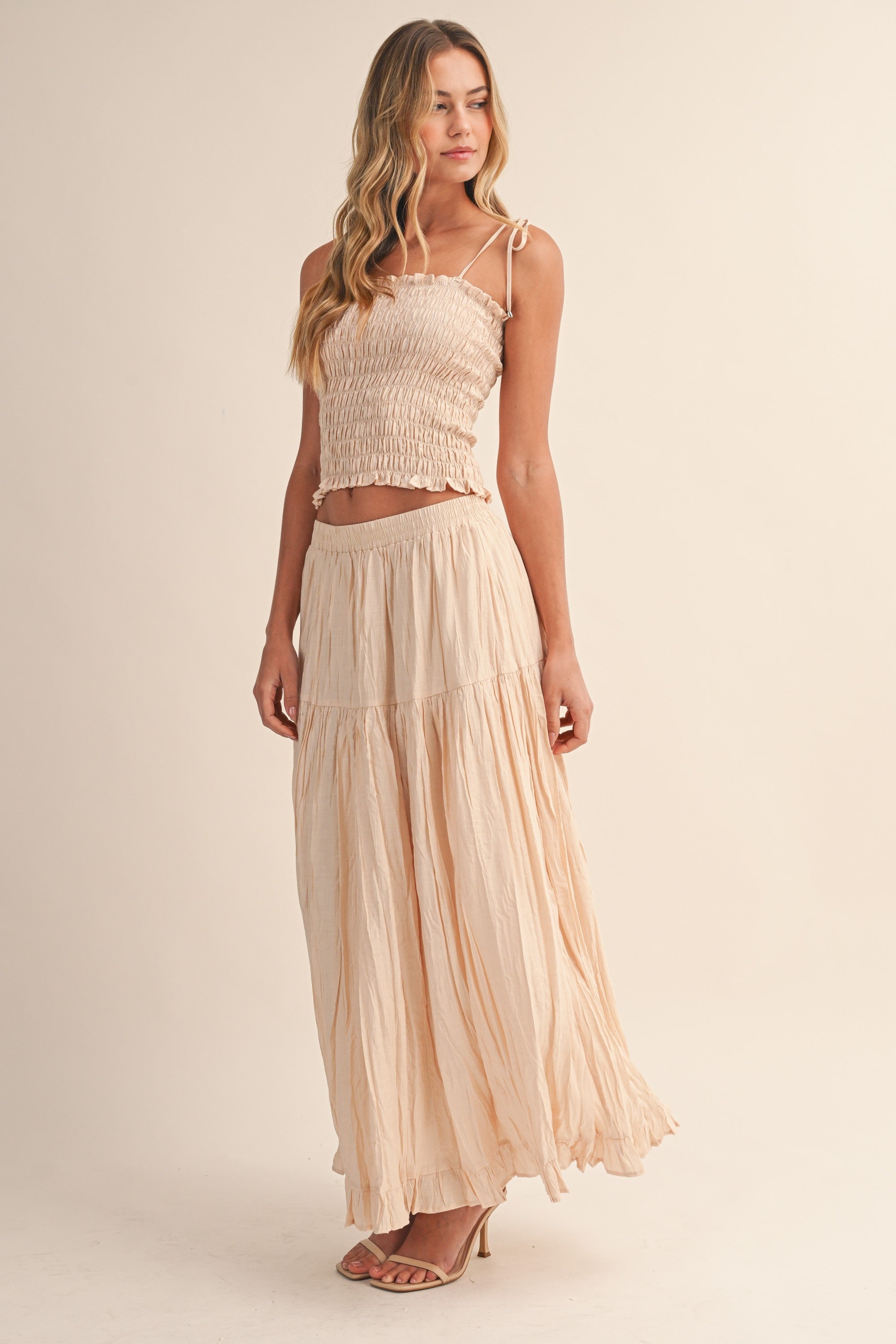 The Effortless Maxi Set (Beige)