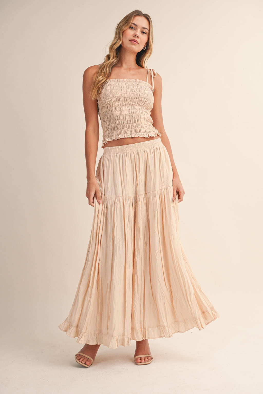 The Effortless Maxi Set (Beige)