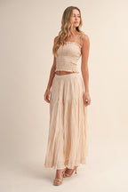 The Effortless Maxi Set (Beige)