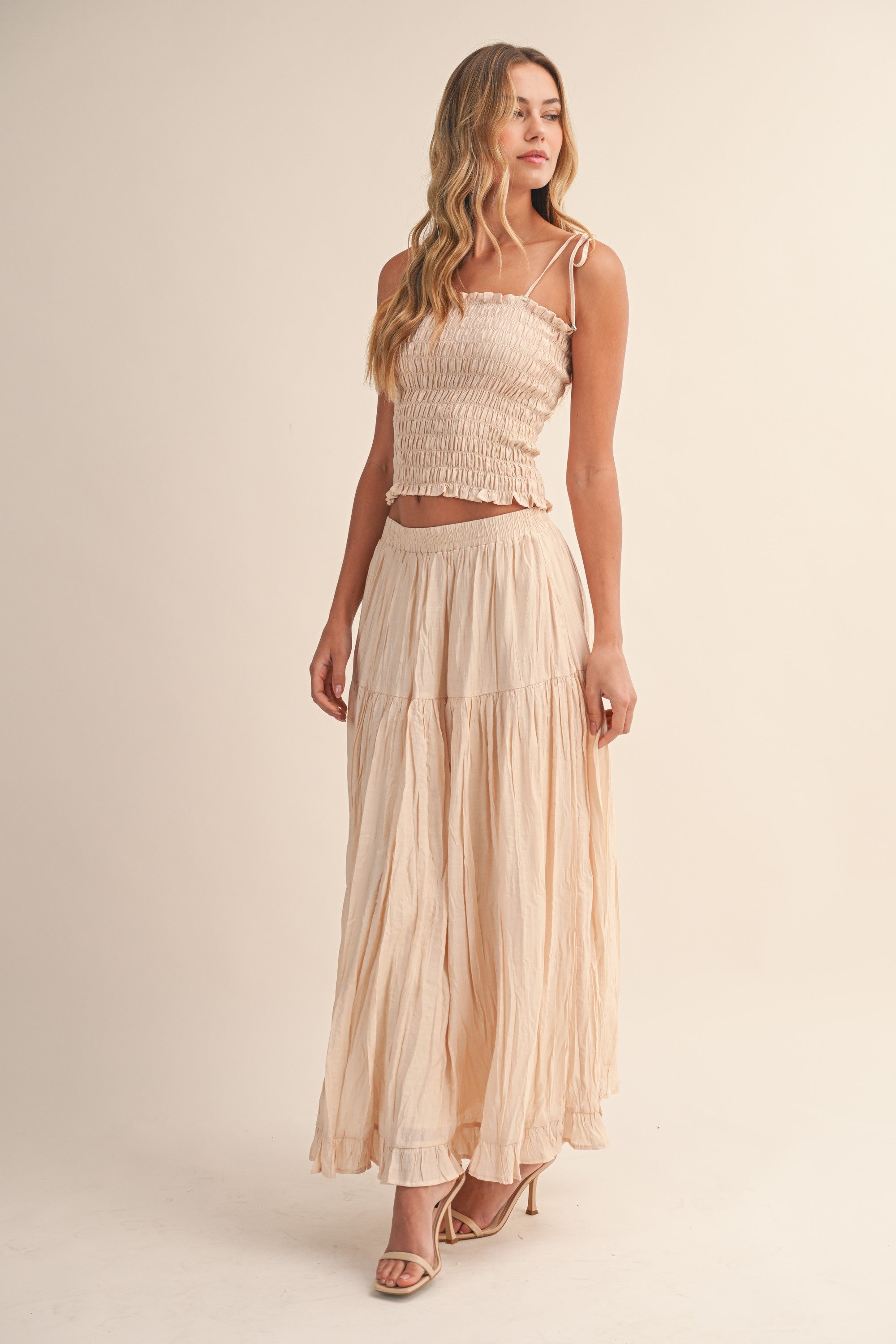 The Effortless Maxi Set (Beige)