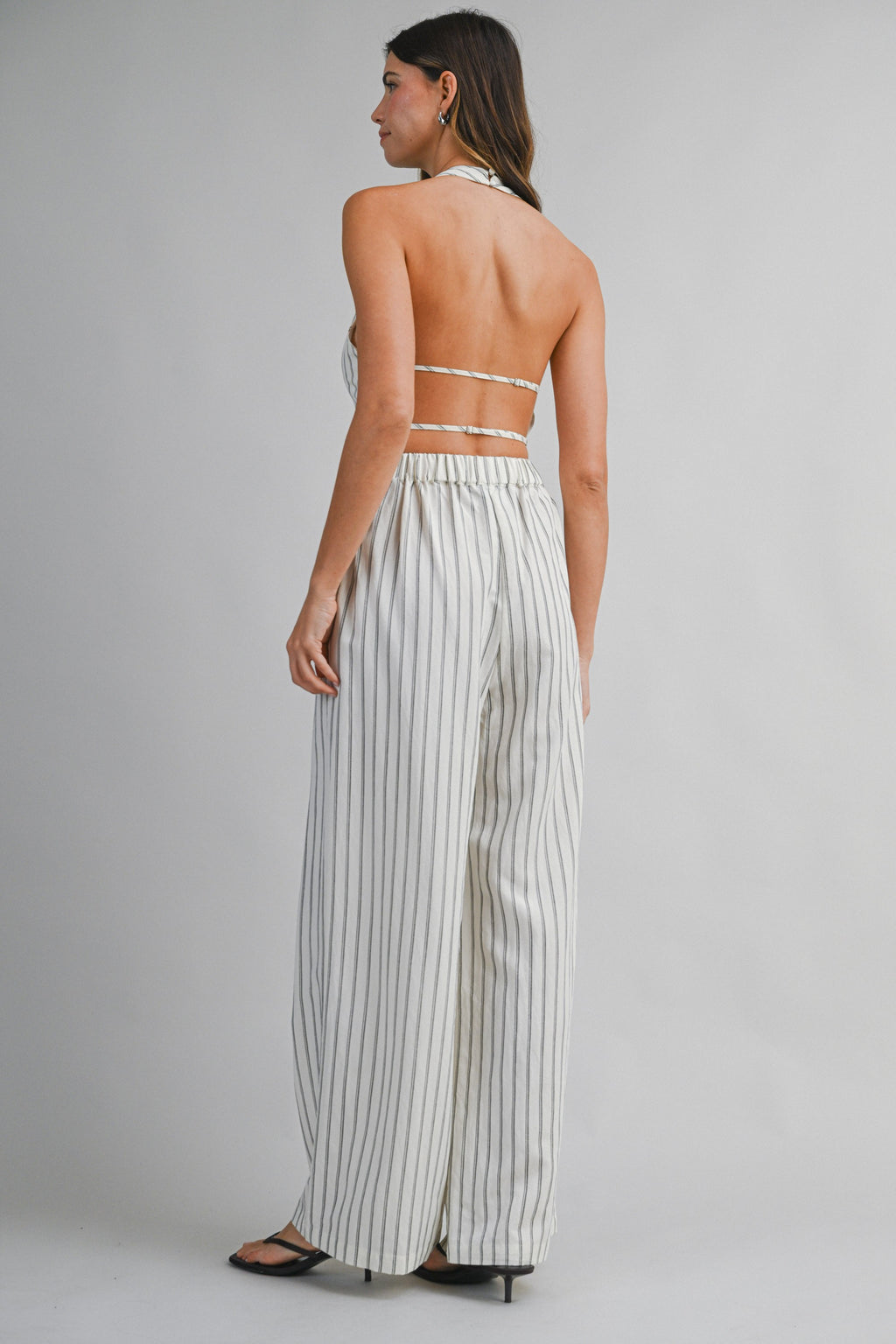 Airtime Pinstripe Two Piece Set