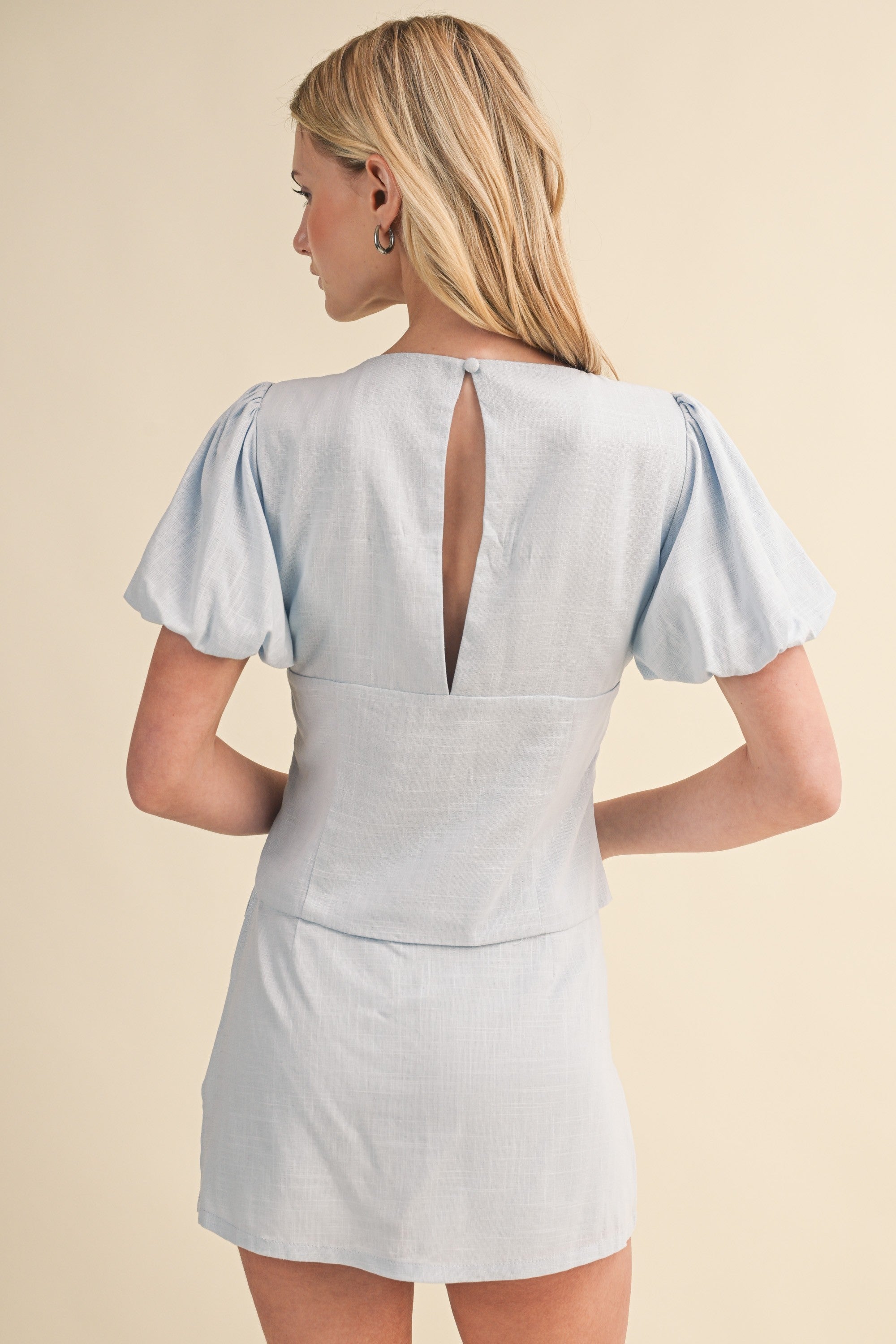 Easy Days Linen Set (Baby Blue)