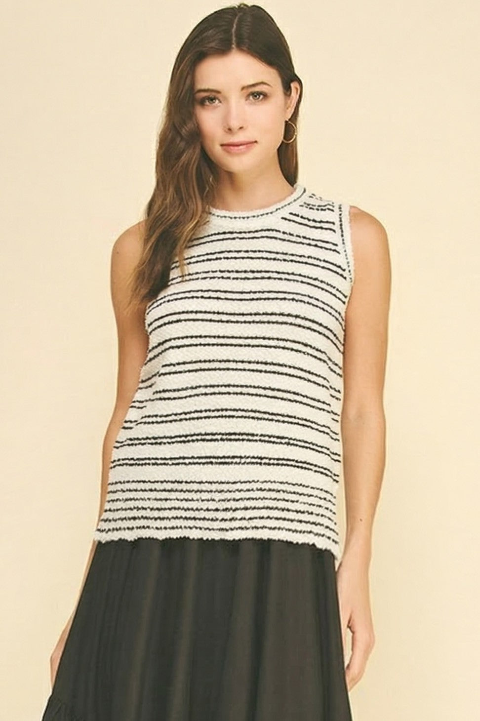 Sail Away Stripe Sweater Tank