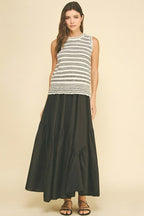 Sail Away Stripe Sweater Tank