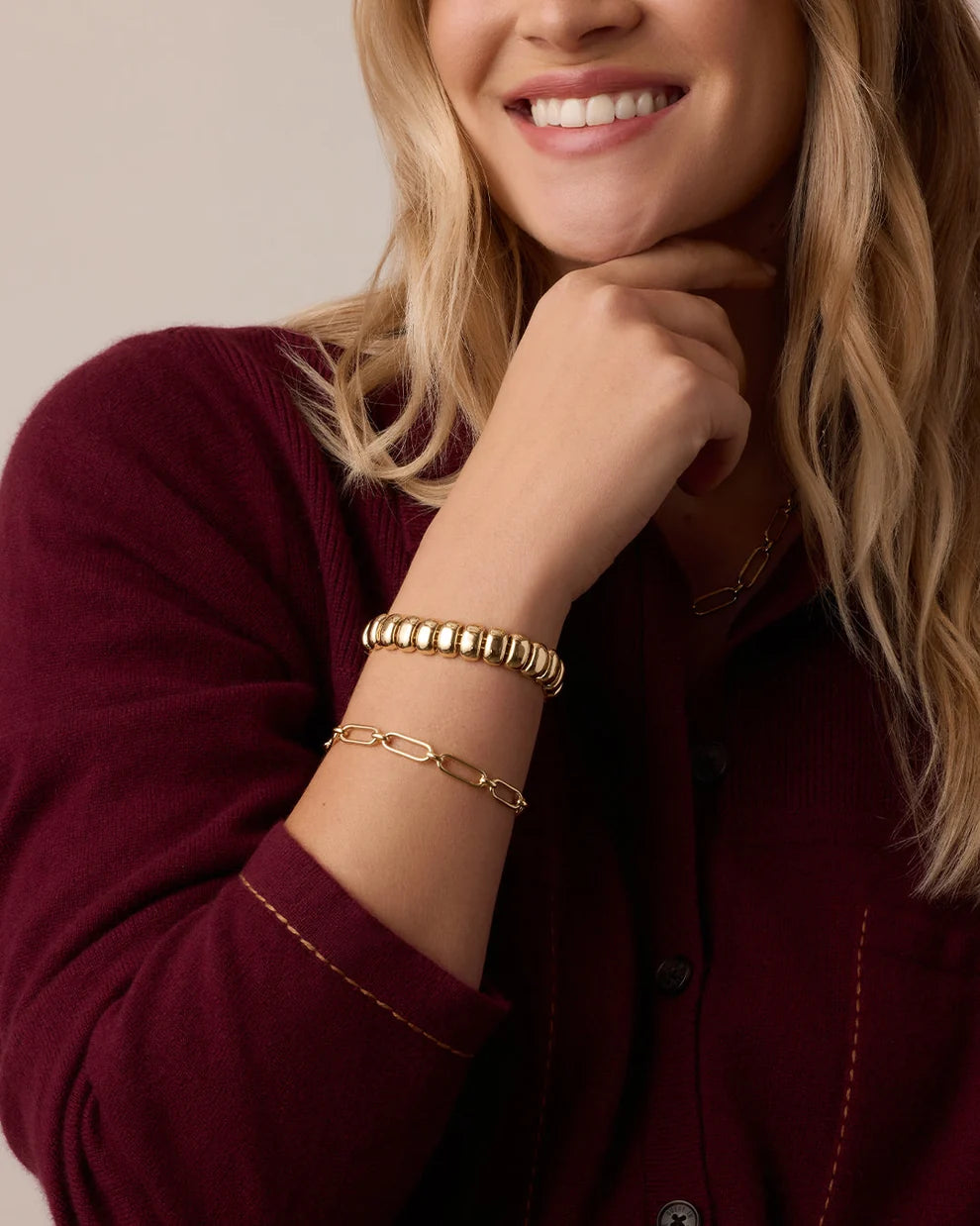 Gorjana Zoey Statement Link Bracelet