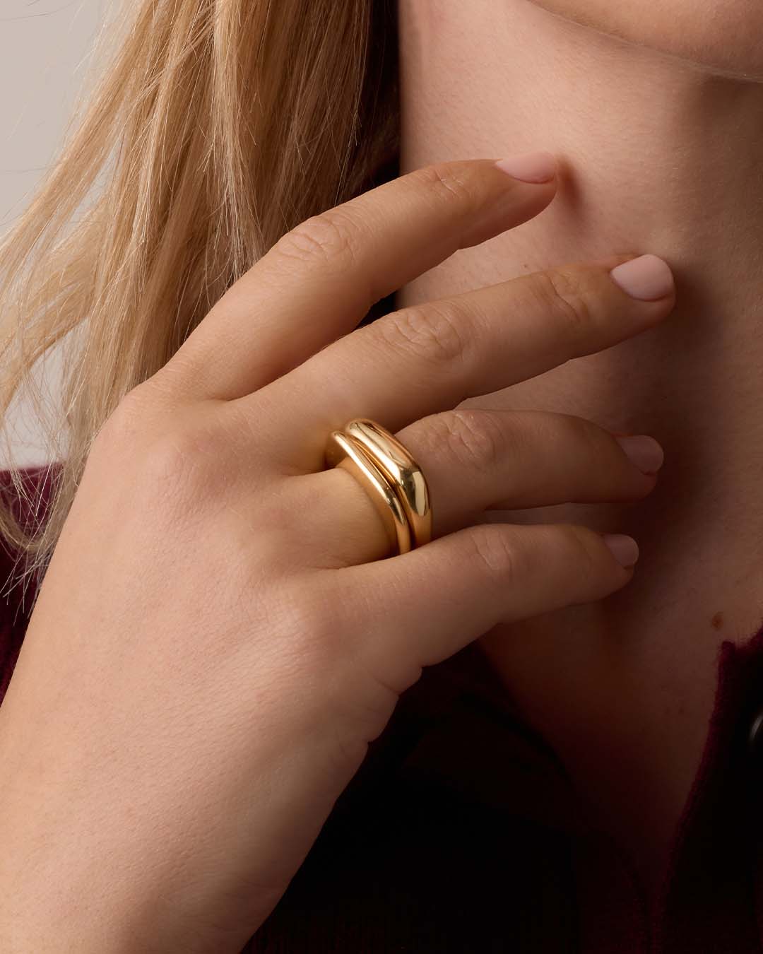 Gorjana Charlie Ring Set (Gold) Main image