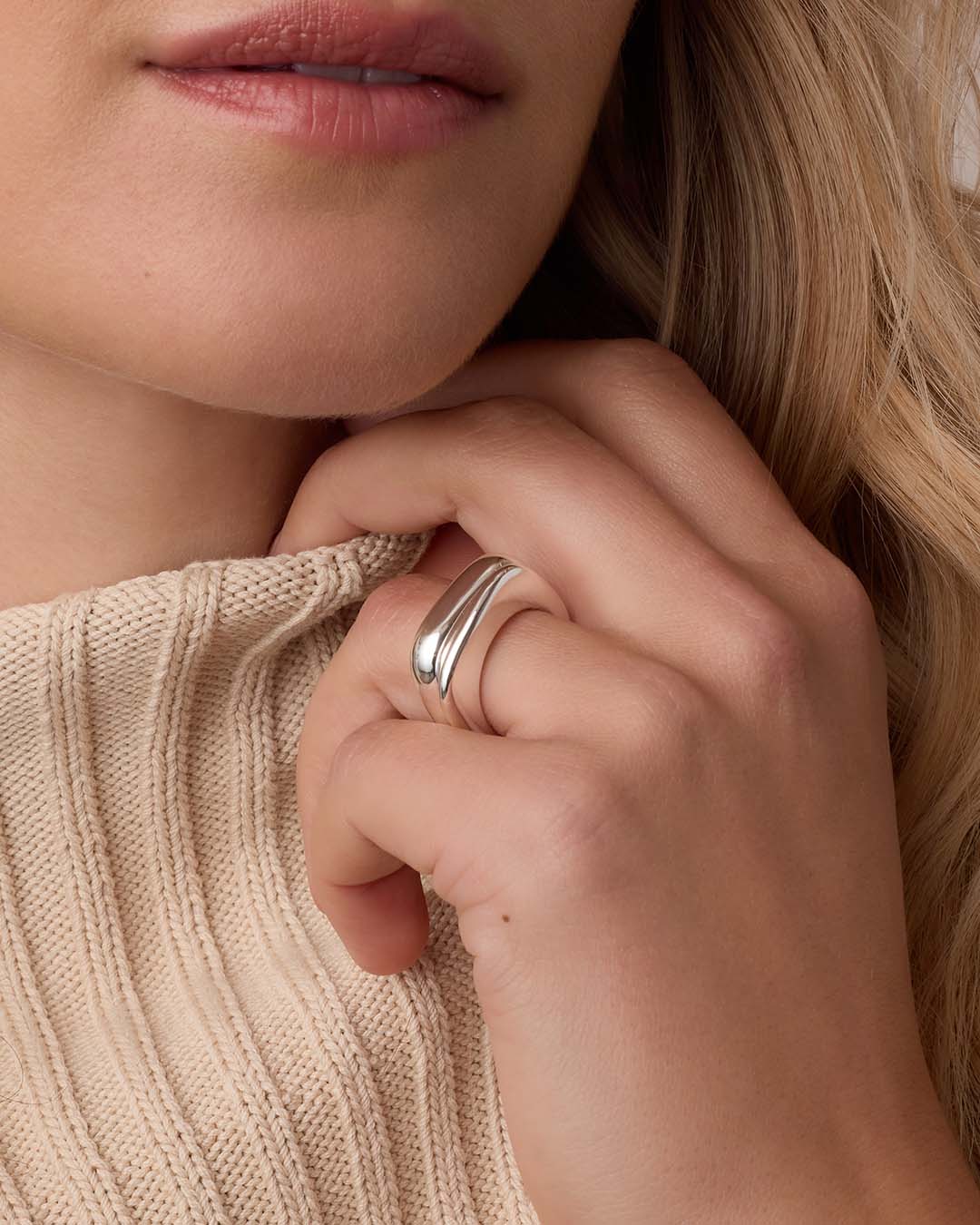 Gorjana Charlie Ring Set (Silver) Secondary image