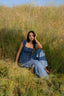 High Waisted Wide Leg Denim Jeans