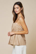 Sunday Market Top (Taupe)
