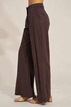 Monaco High Waist Pant (Brown)