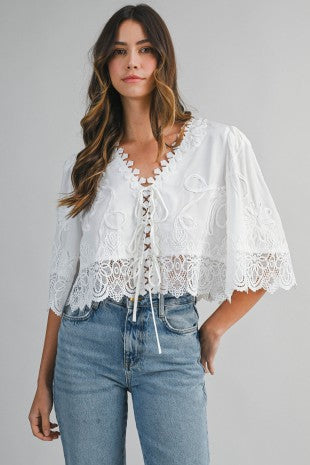 Elara Lace Blouse Main image