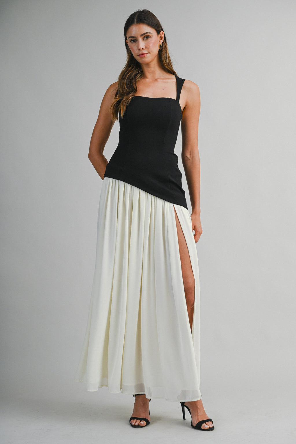 Ivory Edge Maxi Dress