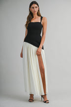 Ivory Edge Maxi Dress