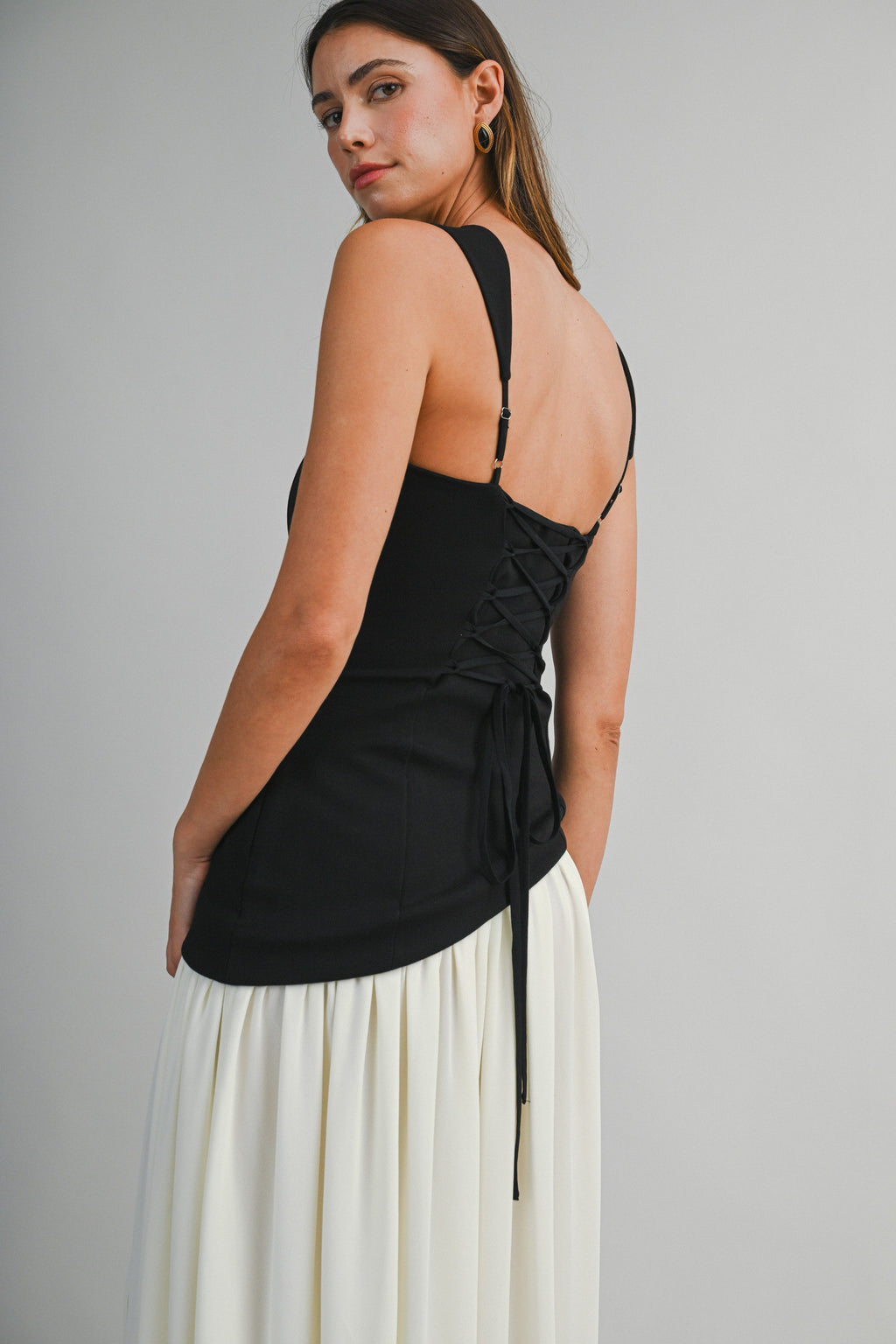 Ivory Edge Maxi Dress
