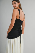 Ivory Edge Maxi Dress