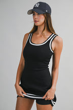 Scuba Sleevless Dress