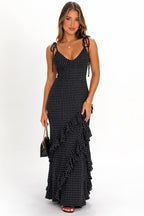 After Dark Polka Dot Maxi