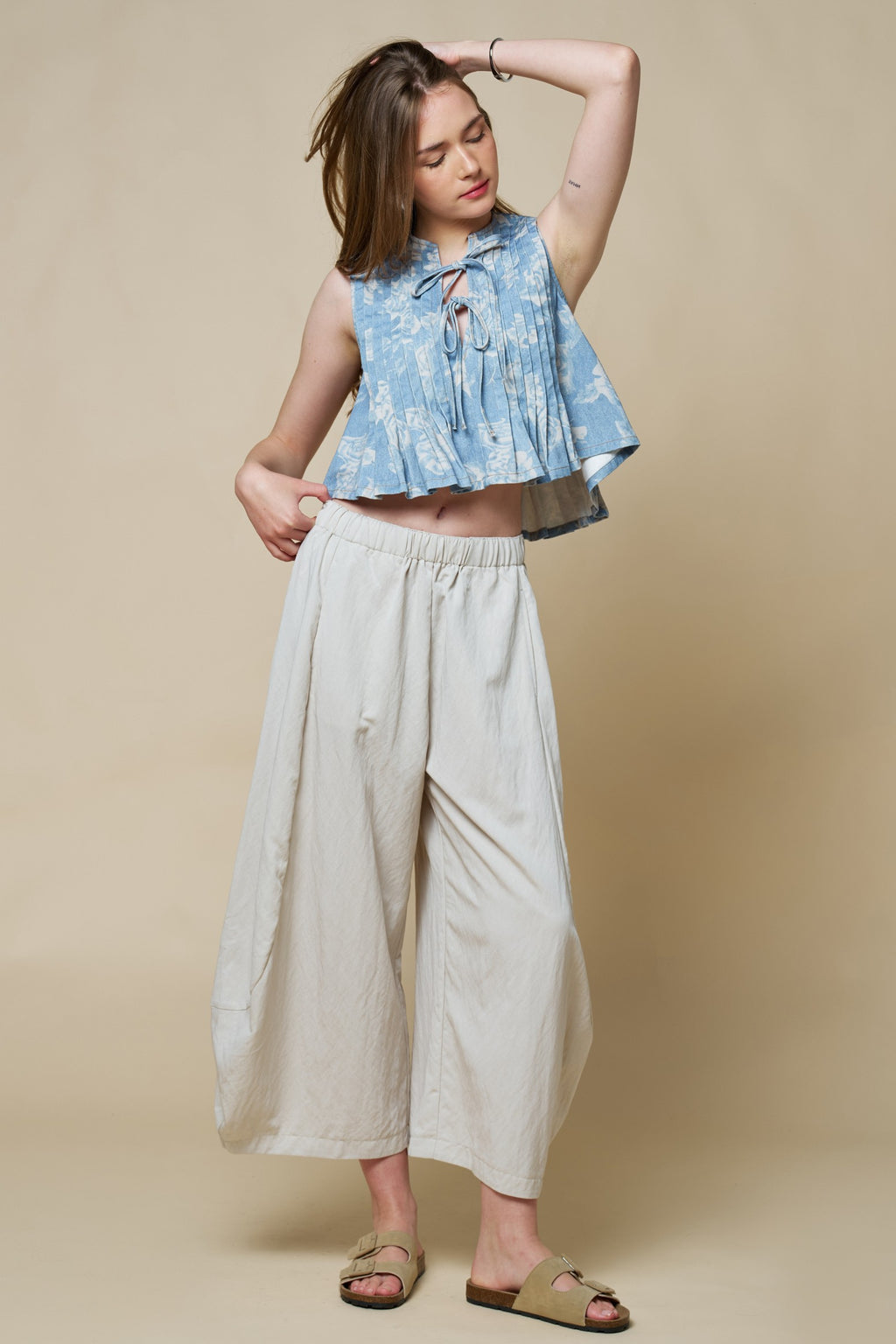 Elastic Waist Balloon Pants