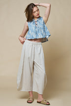 Elastic Waist Balloon Pants