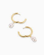 Gorjana Pearl Cove Hoops