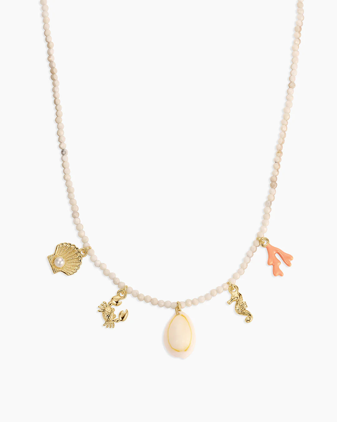 Gorjana Ocean Mini Charm Necklace
