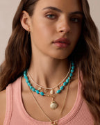 Gorjana Ocean Mini Charm Necklace