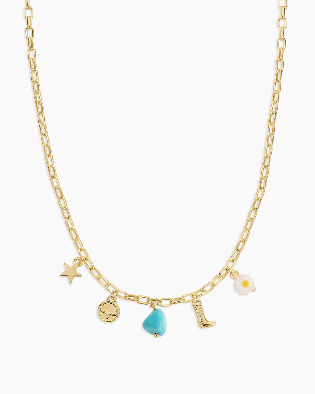 Gorjana Gold Western Mini Charm Necklace