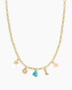 Gorjana Gold Western Mini Charm Necklace