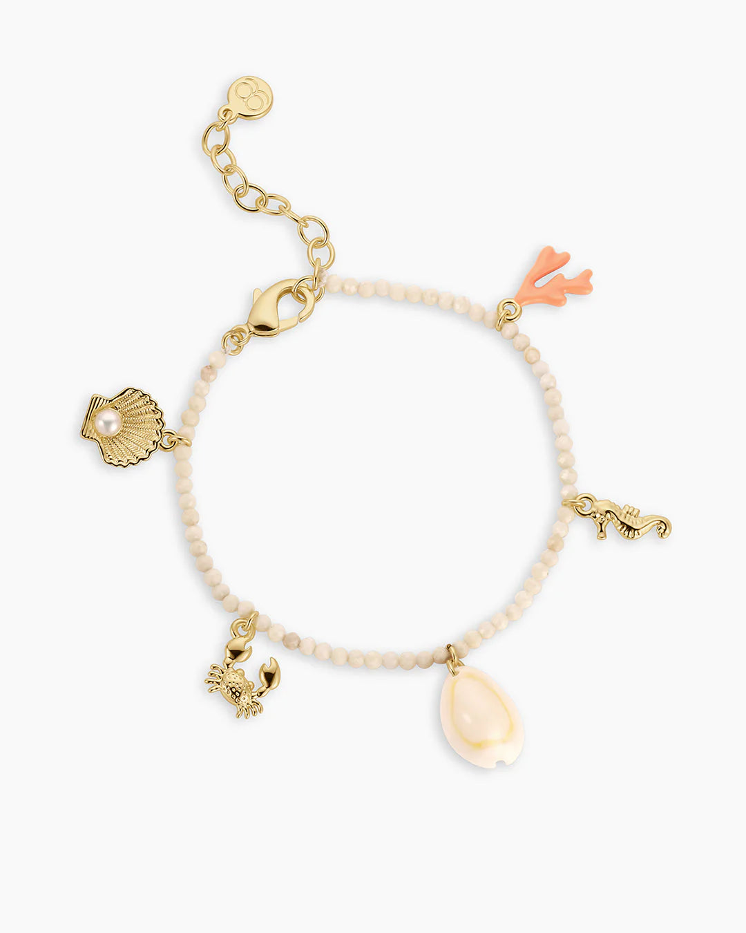 Gorjana Gold Ocean Mini Charm Bracelet
