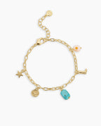 Gorjana Gold Western Mini Charm Bracelet