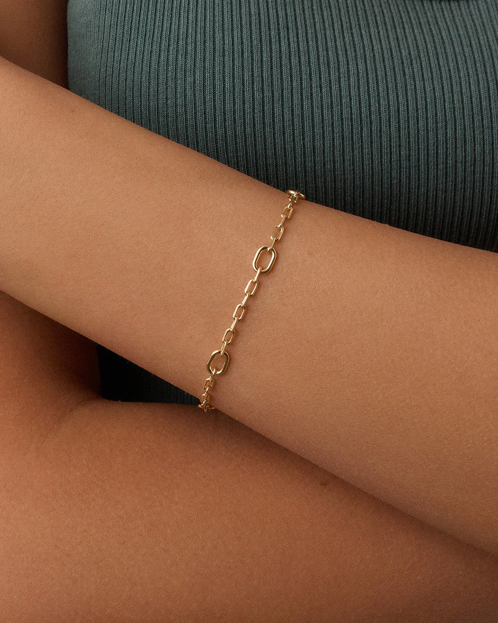 Gorjana Gold Parker Charm Link Bracelet