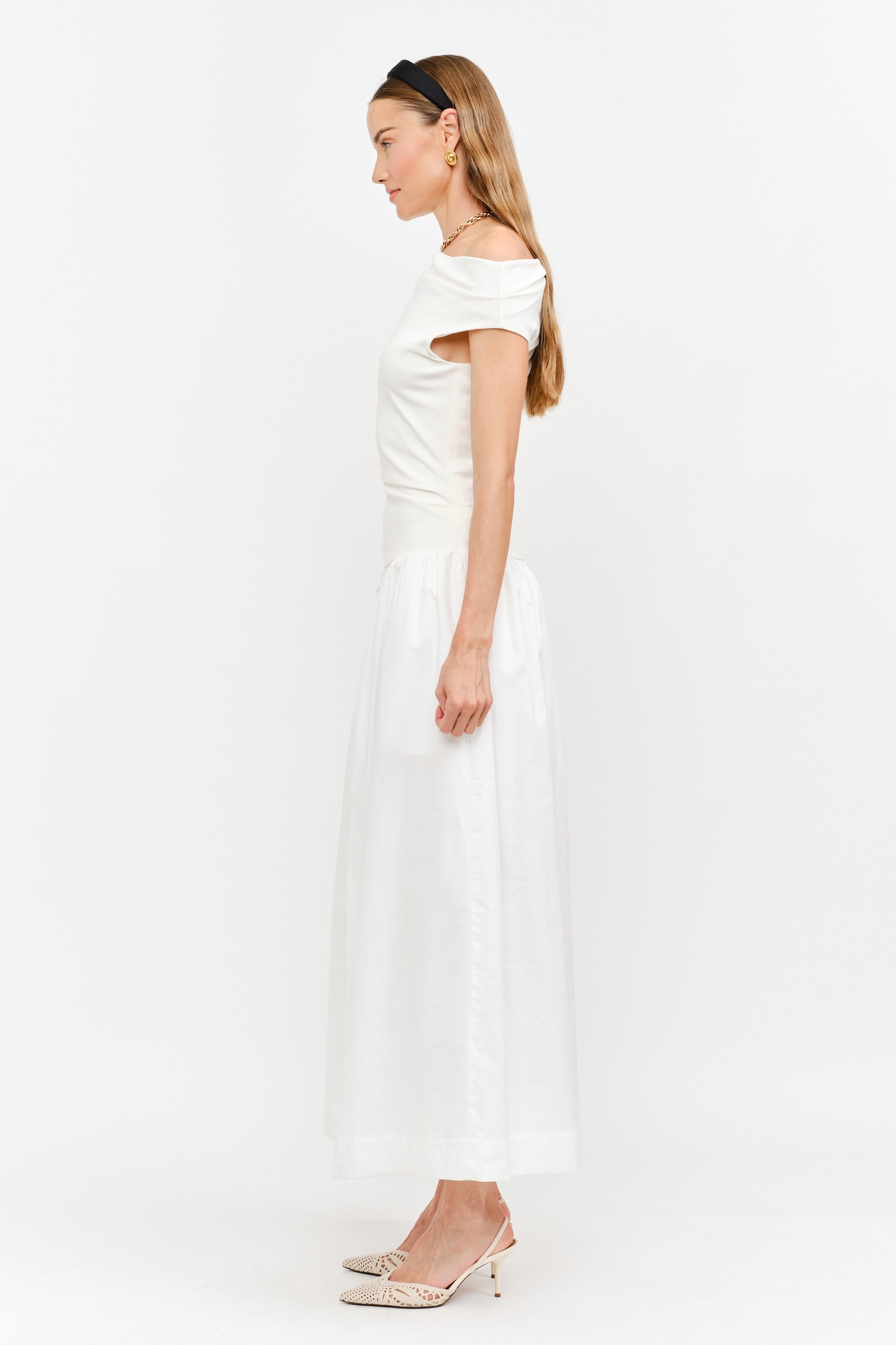 Audrey Dress (Off White)