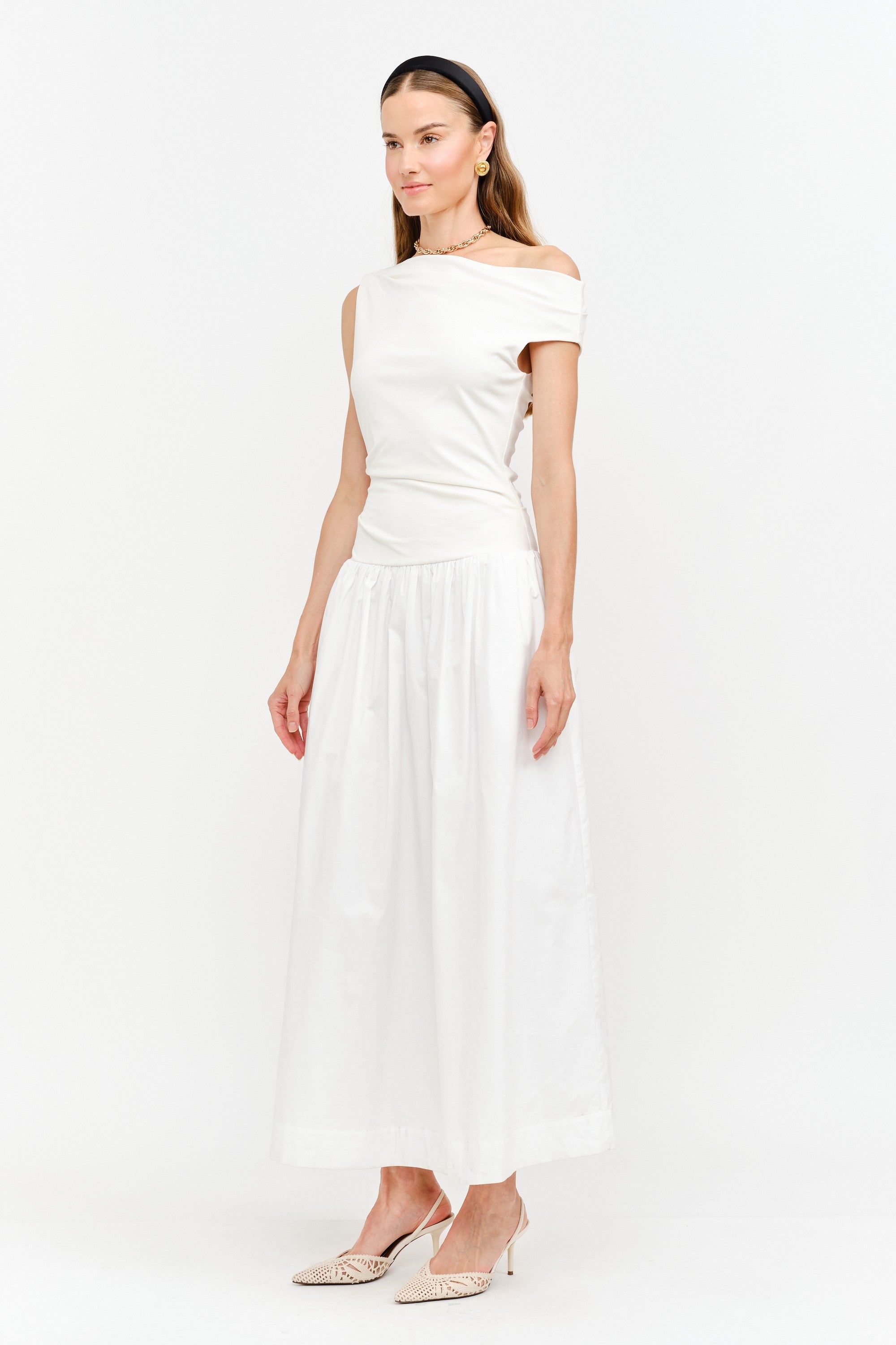 Audrey Dress (Off White)