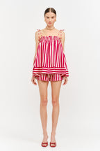 High Waist Stripe Shorts