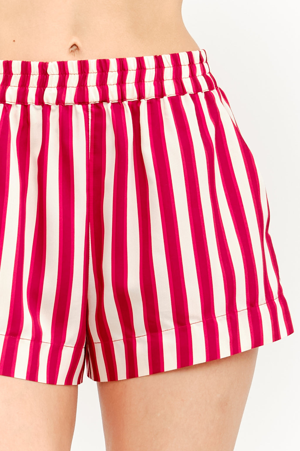 High Waist Stripe Shorts