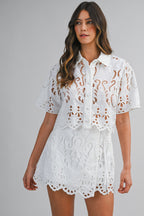 Positano Lace Two Piece Set