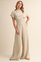 Sutton Ruched Jumpsuit